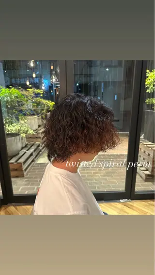 パーマ ヘアアレンジ メンズ 飯島 美海のヘアスタイル