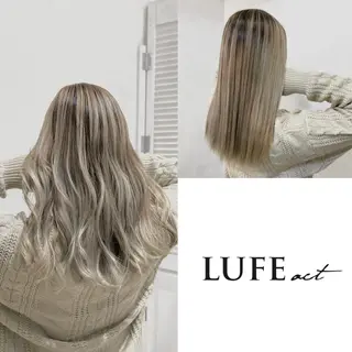 セミロング カラー 🌈透明感カラー ✨松田龍也🌈のヘアスタイル