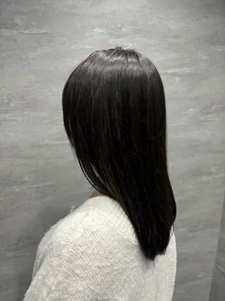 セミロング カラー 永井大樹✨ 透明感カラー✨のヘアスタイル