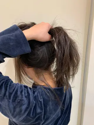 カラー 森野美咲🇰🇷 レイヤー/顔周りのヘアスタイル