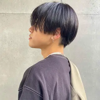 ショート メンズ irwi/イルウィ所属・miku🎀門前仲町 ブリーチ・レイヤーのヘアスタイル