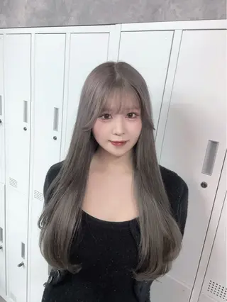 ロング 💎yuto💎 ハイトーン/韓国ヘアのヘアスタイル