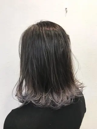 ショート カラー a-o横浜所属・色落ちまでキレイに！ ！女性サロンのヘアスタイル