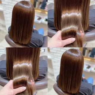 ミディアム カラー ヘアアレンジ 🦋韓国ヘア 坂本 菜摘🦋のヘアスタイル