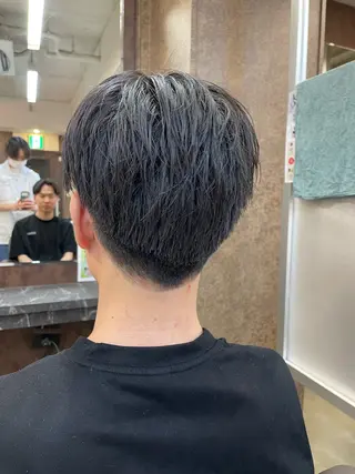 ショート メンズ メンズパーマ特化 カバヤマ　リョウのヘアスタイル