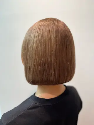 ミディアム カラー 銀座/髪質改善/ブリ ーチNo.1油谷樹️のヘアスタイル