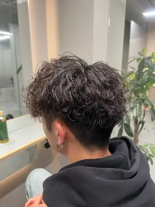 パーマ メンズ 立川/過去1の毛流れ パーマ/しゅーとのヘアスタイル