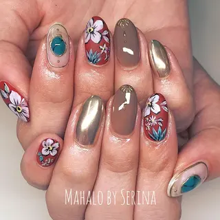 ショート カラー ネイル SUNNY BAE. SERINAのネイルデザイン