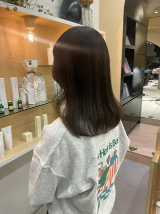 ミディアム カラー パーマ ヘアアレンジ 8HAIR / MAYUのヘアスタイル