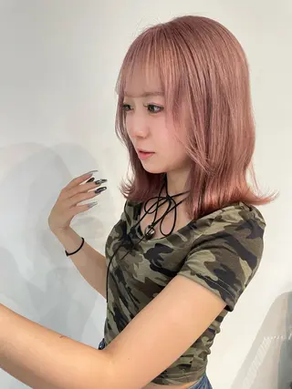 ミディアム LA.MIU★ Mayuのヘアスタイル