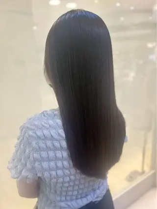 ロング カラー 艶質改善/縮毛矯正 ササキナツミのヘアスタイル