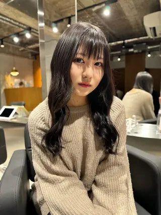ロング カラー ヘアアレンジ 【大阪で1番優しい 美容師】りょんのヘアスタイル