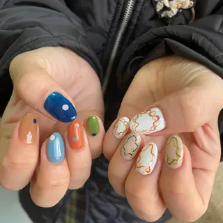 ネイル ゆびノさき茨木店 ニュアンス/アートのネイルデザイン