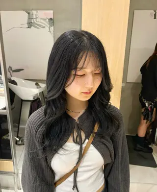 ロング カラー ヘアアレンジ 艶髪/レイヤーカット 🐣misakiのヘアスタイル