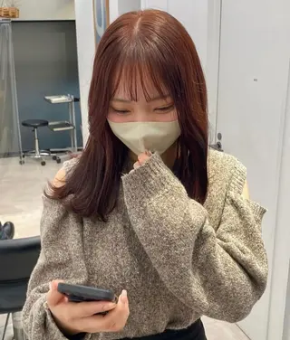 ミディアム カラー noa/ 渋谷のヘアスタイル