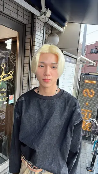 カラー lupinus中田 塩屋のヘアスタイル
