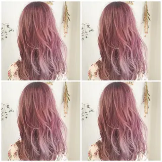 ロング カラー ハイトーン/ブリーチ 山崎 悠次のヘアスタイル