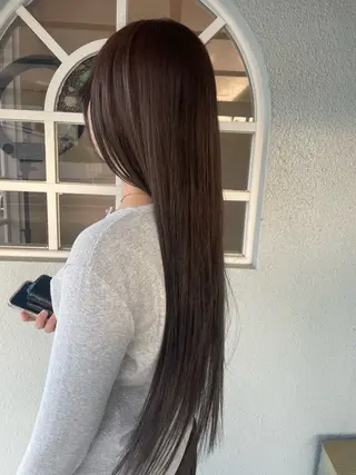 ロング イースブルー丸亀所属・弥祝 minoriのヘアスタイル