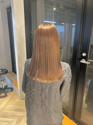 ロング 美髪縮毛矯正/ 髪質改善/岩田一駿のヘアスタイル