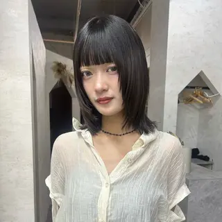 ミディアム yuuna/ Lay.のヘアスタイル