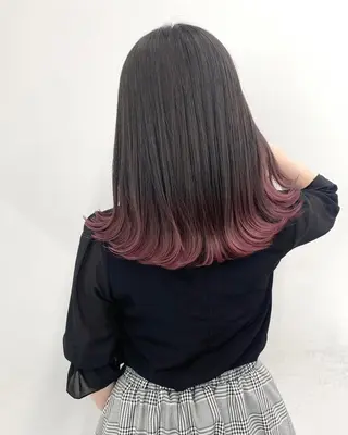 セミロング ヘアアレンジ ミルクティーハイトー ン💖Mikaのヘアスタイル