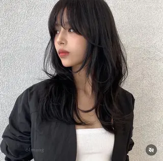 セミロング ⭐︎レイヤーカット 深井朱莉⭐︎のヘアスタイル