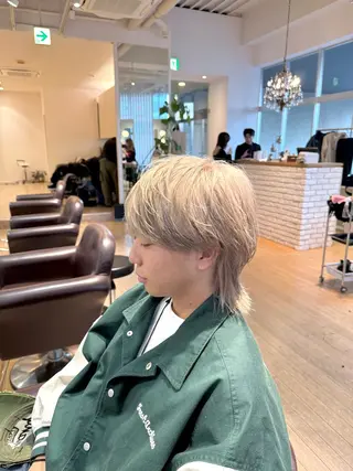 ショート カラー メンズ 大倉山駅メンズヘア ヒダカミズキのエステ・リラクイメージ