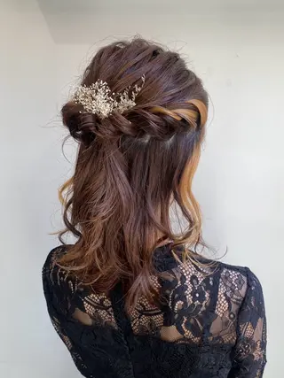 ヘアアレンジ saki🌼ボブ× 透明感カラー🌼のヘアスタイル