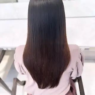 ロング Euphoria新宿店所属・新宿/透明感カラー/ 縮毛矯正/SHOKIのヘアスタイル