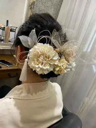 セミロング ヘアアレンジ PANDOLA あゆり🦋のヘアスタイル