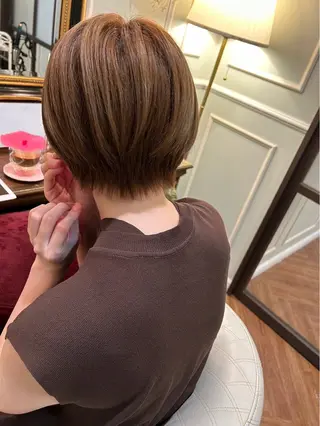 ショート カラー Laurent所属・🌟ストレートモデル 募集💐あまね💐のヘアスタイル