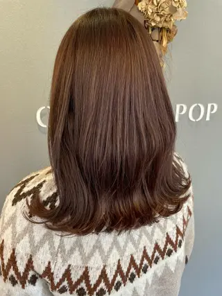セミロング ORANGEPOP所属・🦋山内凪沙🦋 🦄サラサラ艶髪🦄のヘアスタイル