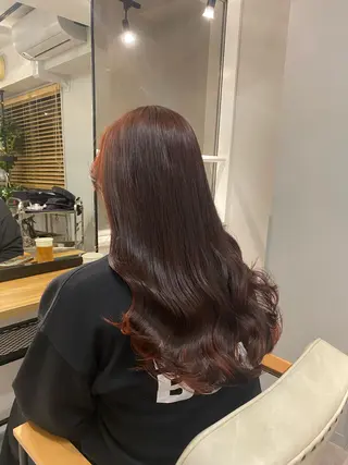 ロング カラー 🎀暖色カラー/ボブ 🎀MOMONAのヘアスタイル