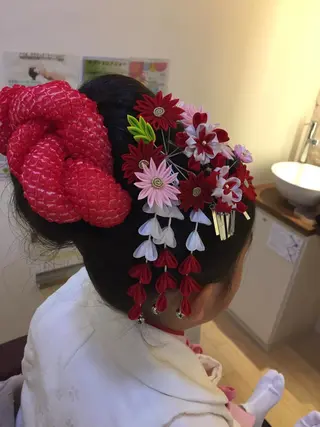 ヘアアレンジ 髪質改善春間 慶康のヘアスタイル