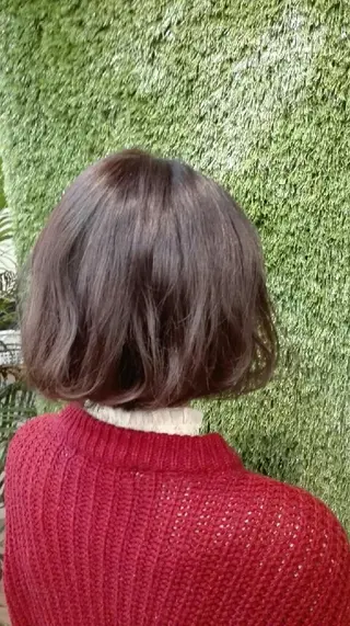 ショート カラー パーマ ヘアアレンジ メンズ キッズ ネイル マツエク・マツパ Beauty&Relaxation MEGUMI所属・MEGUMI megumiのヘアスタイル