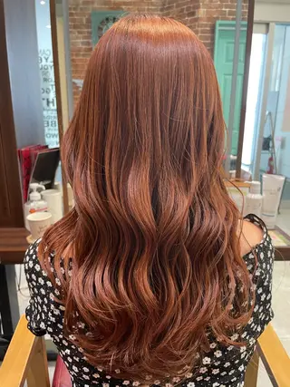 ロング カラー 髪質改善/縮毛矯正 ツヤ髪🩷さつきのヘアスタイル