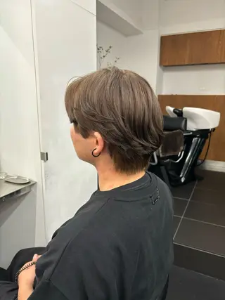 カラー メンズ ヤマザキ アヤメ 【シベルバレー横浜】のヘアスタイル