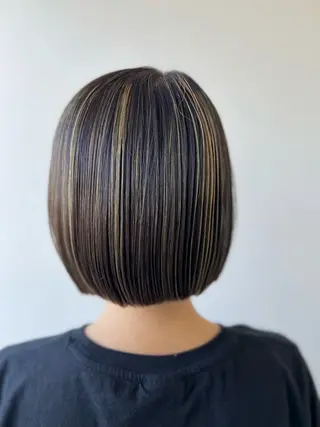 セミロング カラー Glimpse大濠店 髪質改善/福岡大濠のヘアスタイル