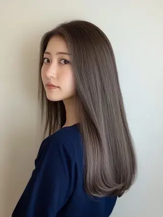 ロング カラー YURA/ 大阪/似合わせ🩷のヘアスタイル