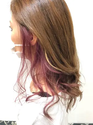 セミロング カラー 髪質改善専門 いしだあきひろのヘアスタイル