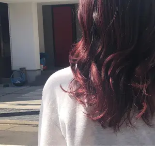 セミロング カラー remile西台店所属・つばた みゆ🦋のヘアスタイル