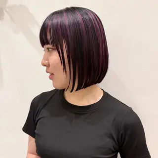 ショート カラー パーマ ⭐️ボブ/ショート りゅうしんのヘアスタイル