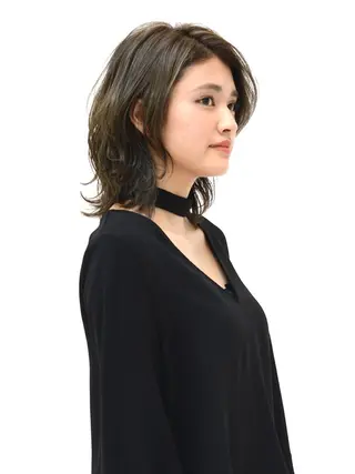 ミディアム カラー パーマ ショート/ボブ オオタダイスケのヘアスタイル