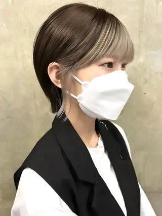 ミディアム ネイル マツエク・マツパ アイブロウ カラー パーマ yelm ［official］のヘアスタイル