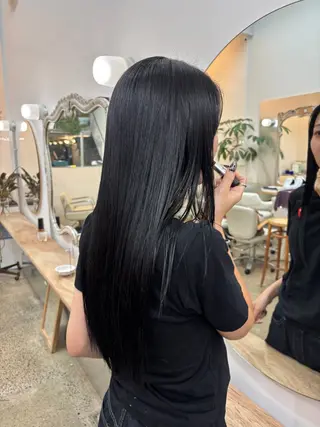 カラー 松林 花沙のヘアスタイル