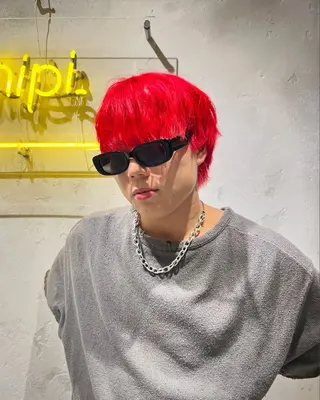 メンズ デザイン🥇複雑履歴 ハイトーン特化のヘアスタイル