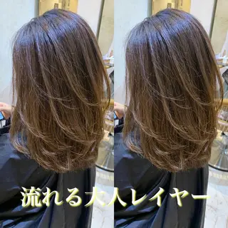 セミロング 韓国ヘア/髪質改善 /Harunaのヘアスタイル