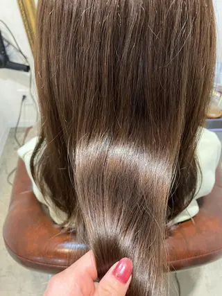 ミディアム カラー 透明感カラー💎 AYAのヘアスタイル