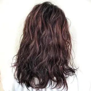 ミディアム カラー ヘアアレンジ 店長 大方康暉のヘアスタイル