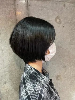 ショート ボブ/インナーカラー ショート/佐野祥子のヘアスタイル